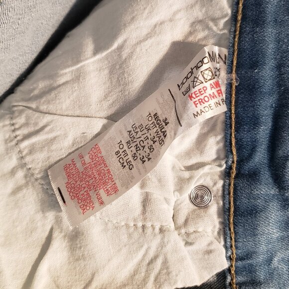 "Boohoo man" Designer Jeans - Brand New Size 34 - Picture 4 of 6